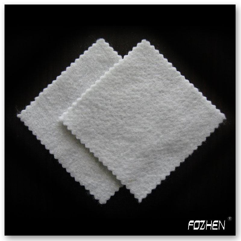 Staple acupuncture geotextile